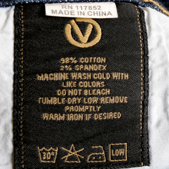 Vigoss Warm Embroidered Pocket Flare Jeans Size 5 - Picture 8 of 8